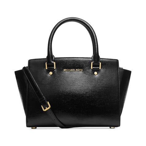 michael kors selma medium black.